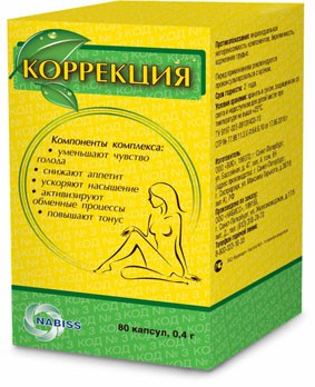 КОРРЕКЦИЯ КАПС. 0,4Г №80 (БАД) - Петухово